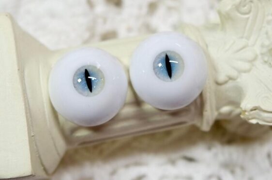 3D blue BJD doll eyes