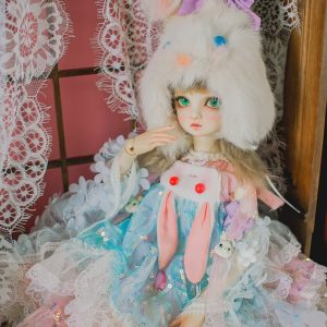 Bunny faery lolita dress for dolls