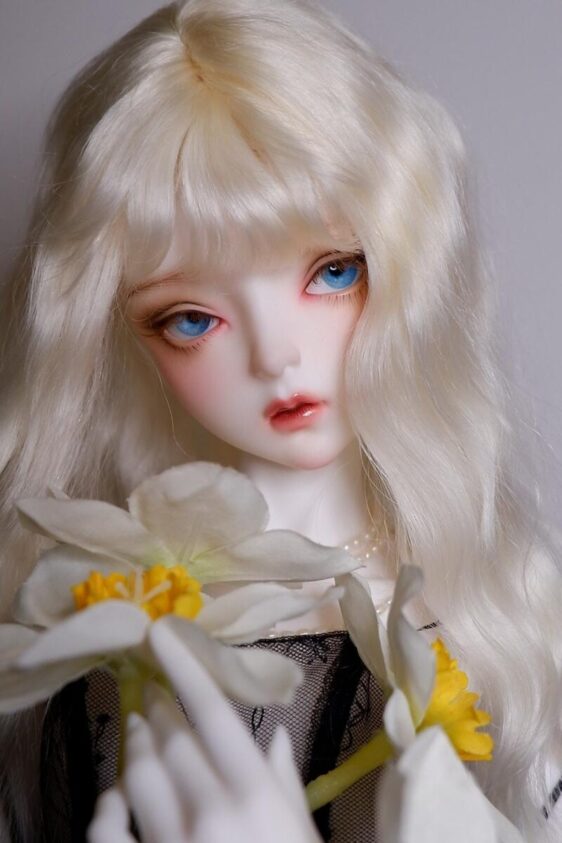 Delicate Blue BJD doll eyes