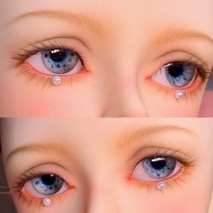 Delicate blue BJD doll eyes
