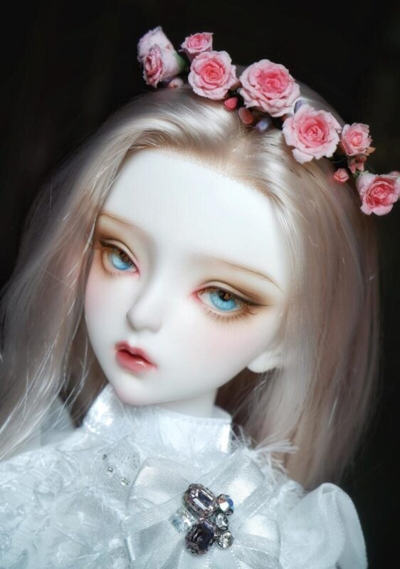 Delicate Blue BJD doll eyes