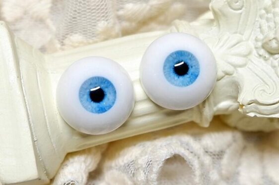 Delicate Blue BJD doll eyes