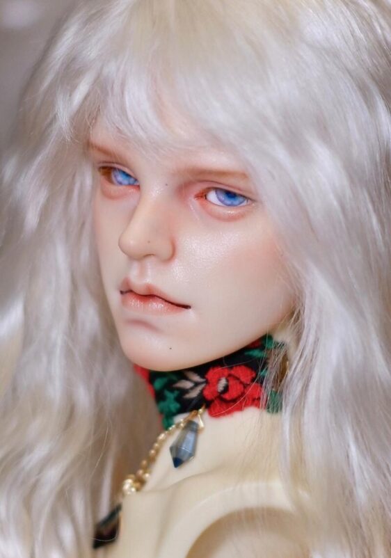 Delicate Blue BJD doll eyes