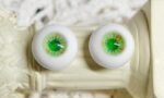 Delicate green BJD doll eyes-2