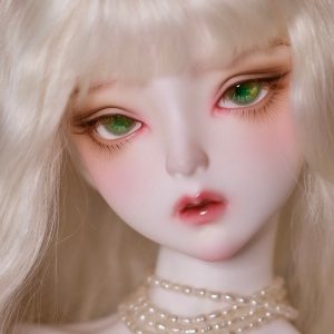 Delicate green mix color BJD doll eyes