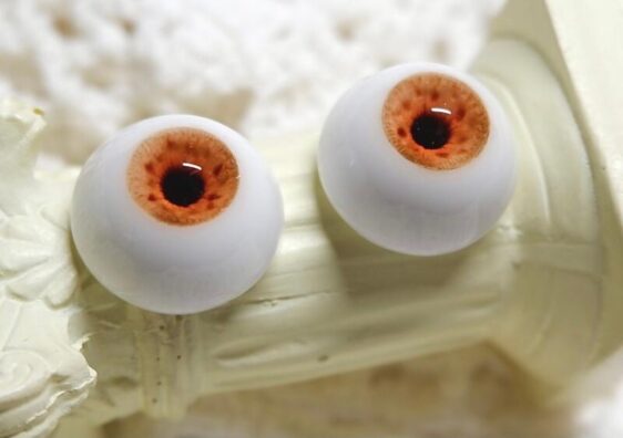 Delicate Orange BJD doll eyes