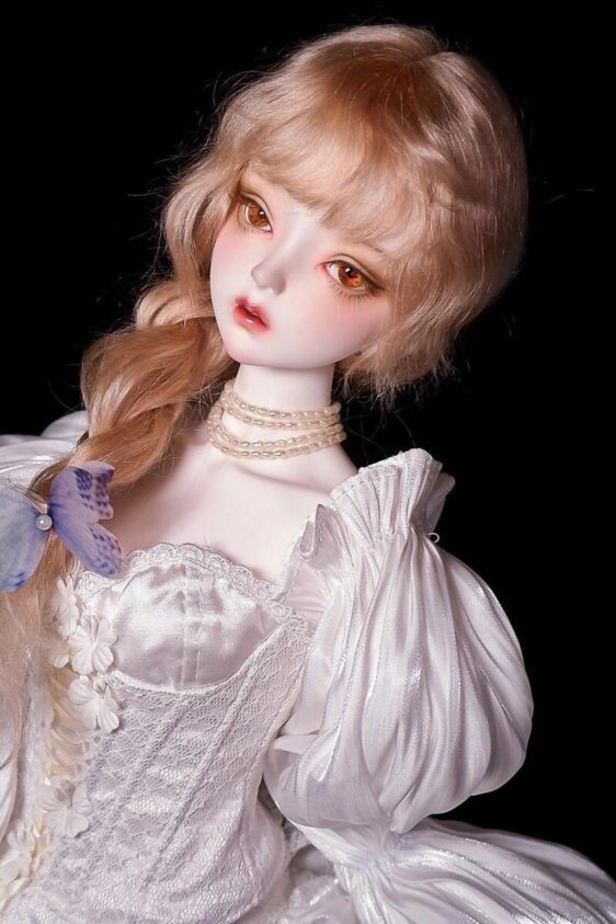 Delicate Orange BJD doll eyes