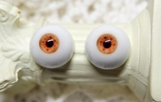 Delicate Orange BJD doll eyes