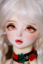 Delicate orange mix color BJD doll eyes