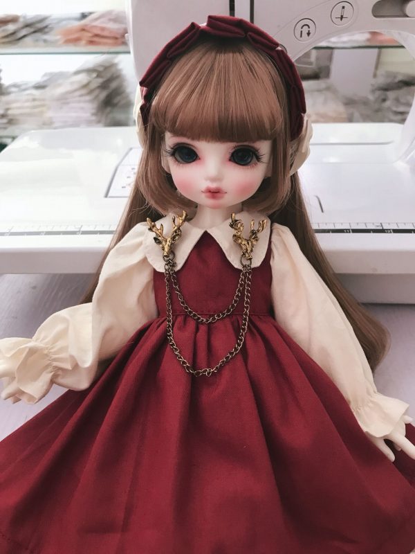 Red lolita OP dress