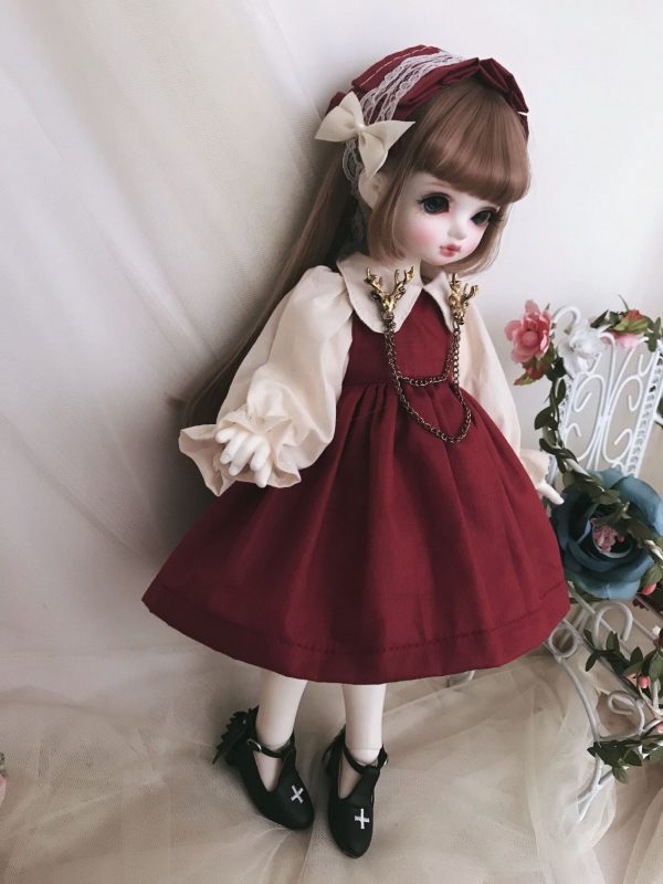 Red lolita OP dress