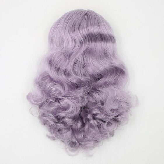 Light purple RBL Blythe doll wig with scalp