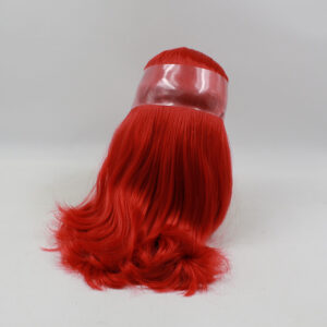 Dark wine RBL Blythe doll wig with scalp