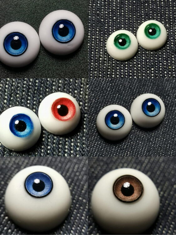 BJD doll eyes collection glass like