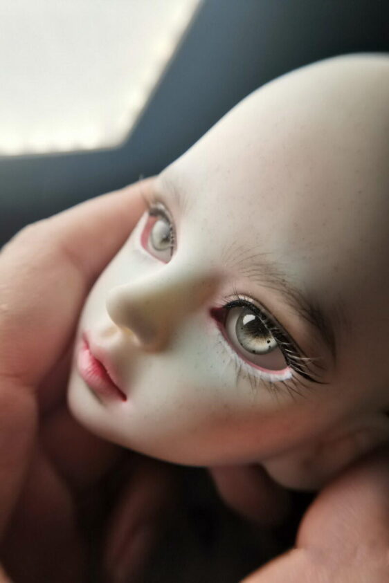 BJD doll eyes Norway forest