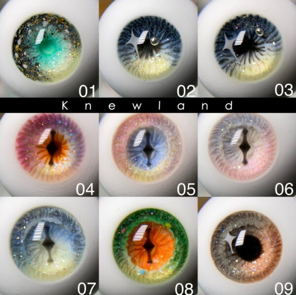 BJD doll eyes with 3D dragon pupils-1