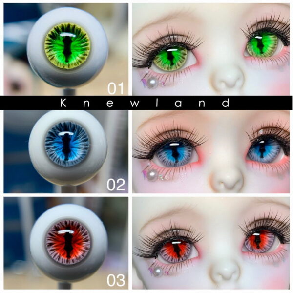 BJD doll eyes with dragon pupils