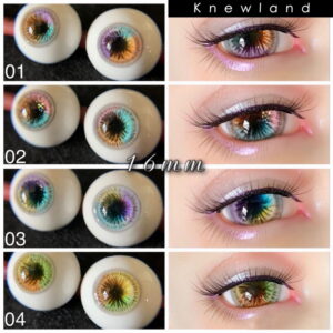 BJD doll eyes with multiple colors pupils -1