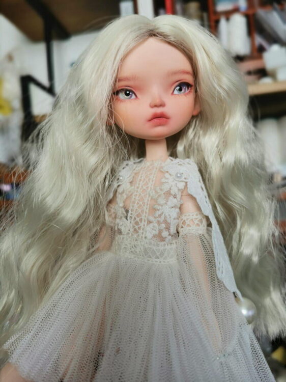 Bjd doll eyes with rainbow pupils