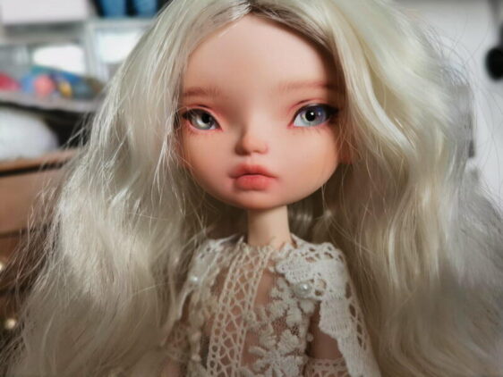 Bjd doll eyes with rainbow pupils