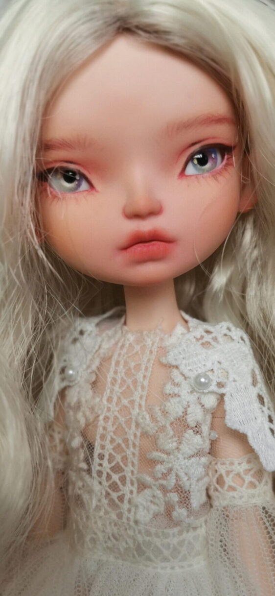 Bjd doll eyes with rainbow pupils