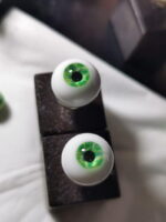 BJD doll eyes with shinny green