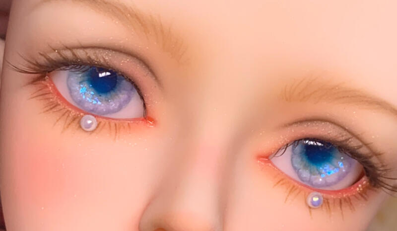 Delicate blue BJD doll eyes - Knewland