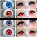 Custom diamond eyes for BJD doll-collection 1