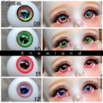 Custom diamond eyes for BJD doll-collection 1