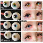 Multiple colors pupils bjd eyes -2