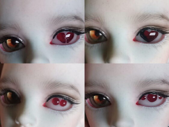 Special shaped pupils BJD doll eyes