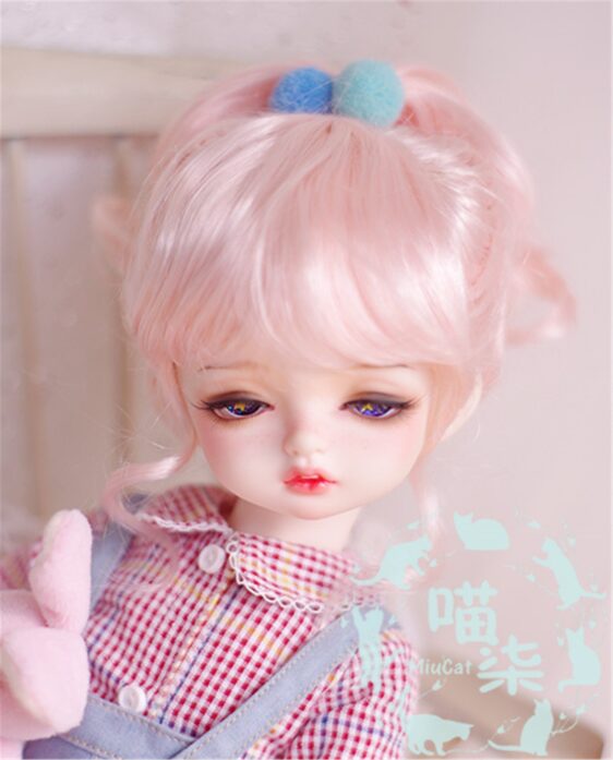 1/3 1/4 1/6 1/8 BJD Short Wig Curly Doll Hair