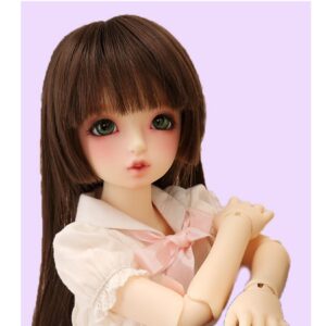 1/3, 1/4, 1/6, 1/8 Parrucca dal taglio stile BJD – Capelli lunghi e lisci