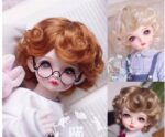 1/3 1/4 1/6 1/8 Bjd Wig Short Doll Wig Curly BJD Wig