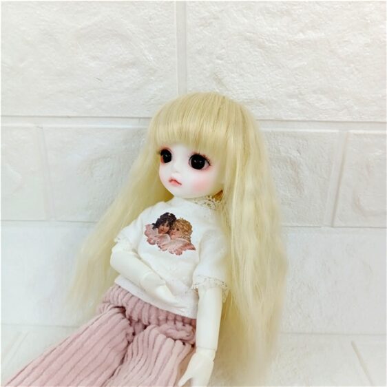 1/3, 1/4, 1/6, 1/8 Retro Style BJD Wig – Long Curly Hair