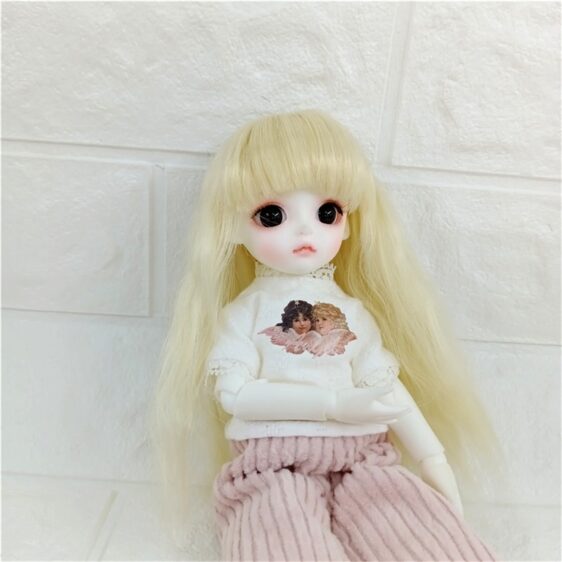 1/3, 1/4, 1/6, 1/8 Retro Style BJD Wig – Long Curly Hair