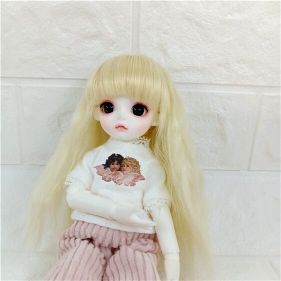 1/3, 1/4, 1/6, 1/8 Retro Style BJD Wig – Long Curly Hair