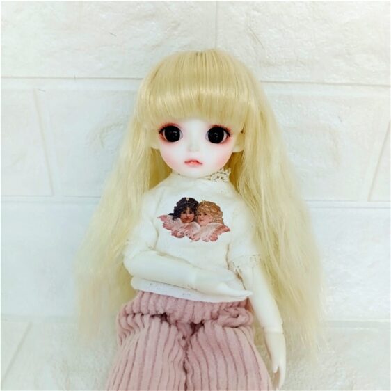 1/3, 1/4, 1/6, 1/8 Retro Style BJD Wig – Long Curly Hair