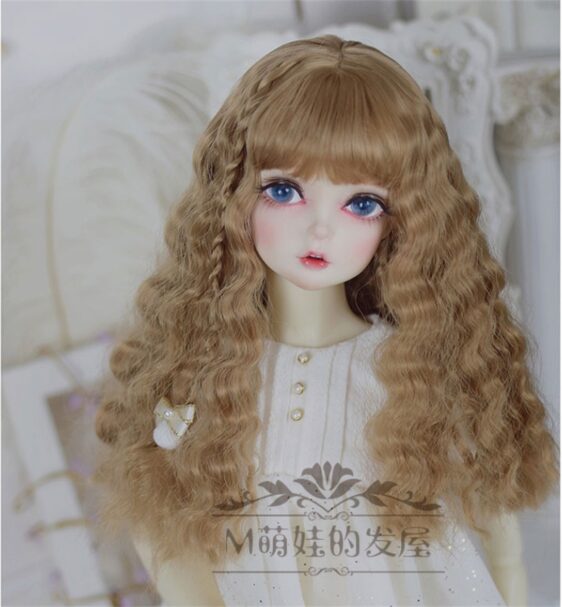 1/3 1/4 1/6 Bjd ソフトイミテーションモヘアウィッグ MDD 人形の髪