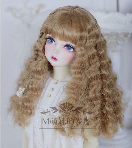 1/3 1/4 1/6 Bjd ソフトイミテーションモヘアウィッグ MDD 人形の髪