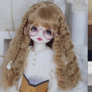 1/3 1/4 1/6 Bjd ソフトイミテーションモヘアウィッグ MDD 人形の髪