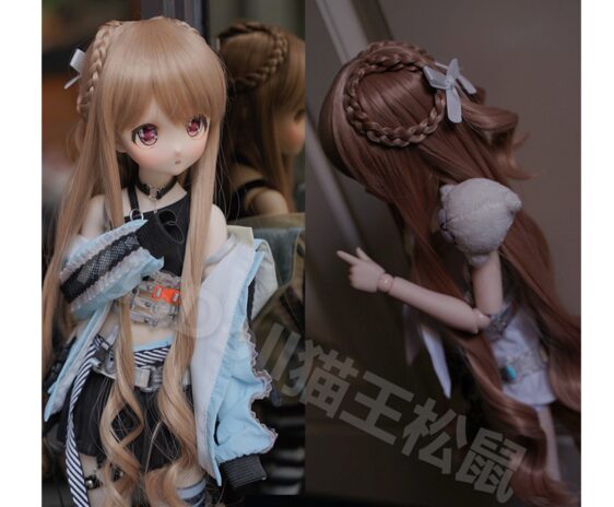 1/3 1/4 1/6 BJD Wig Long Curly Hair Wavy Wigs