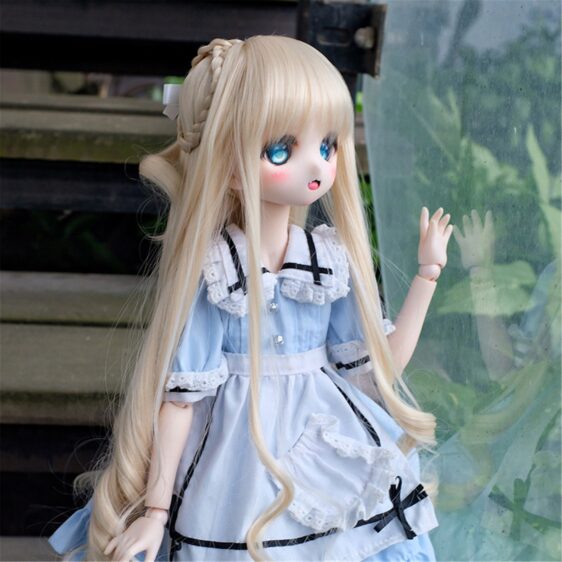 1/3 1/4 1/6 BJD Wig Long Curly Hair Wavy Wigs