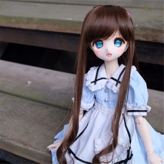 1/3 1/4 1/6 BJD Wig Long Curly Hair Wavy Wigs