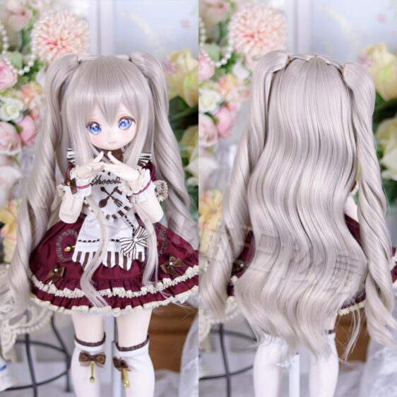 1/3 1/4 1/6 BJD Wig Long Curly Hair Wavy Wigsquot; 6-7" for Bjd/Mdd/SD/DD