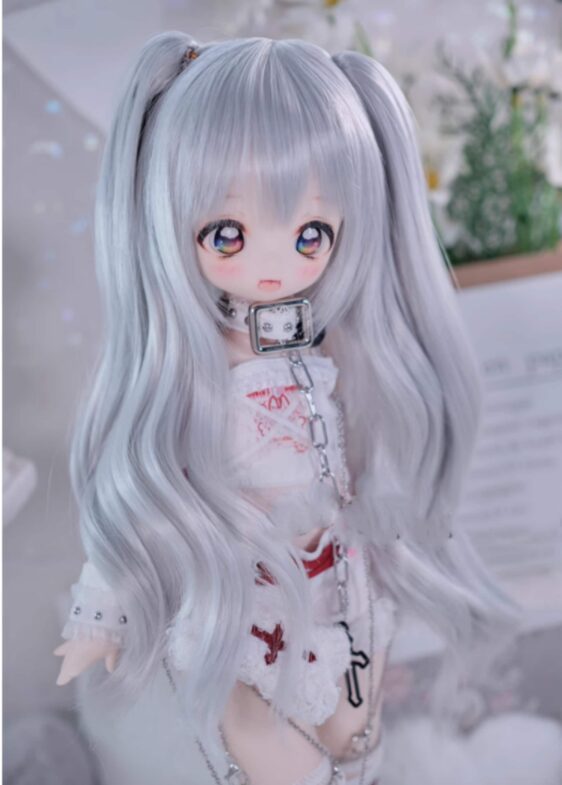 1/3 1/4 1/6 BJD Wig Long Curly Hair Wavy Wigsquot; 6-7" for Bjd/Mdd/SD/DD