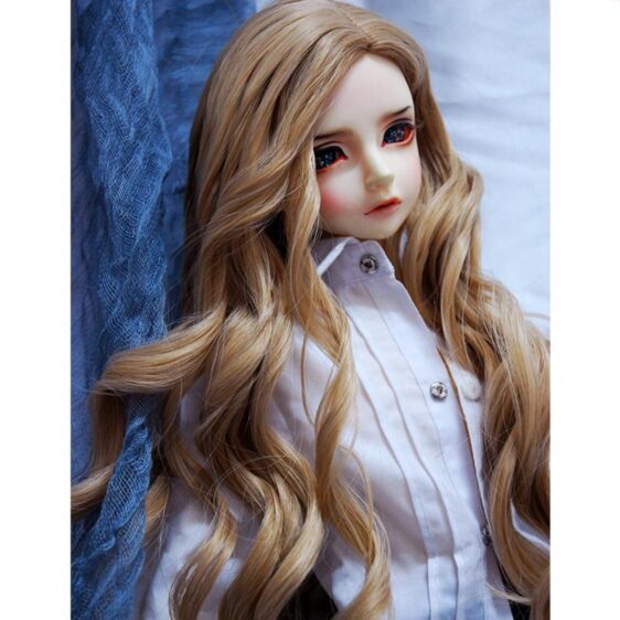 1/4 1/3 Long Curly BJD Wig for SD, MSD, DD & Smart Dolls