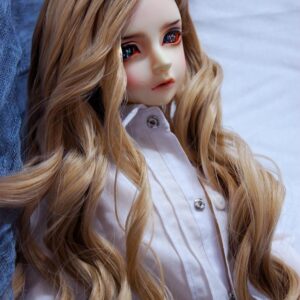 1/4 1/3 Long Curly BJD Wig for SD, MSD, DD & Smart Dolls