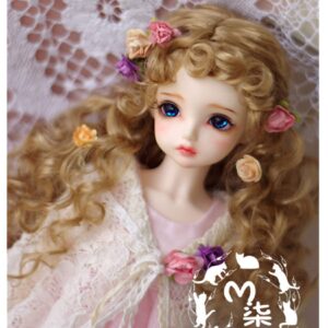 1/6 1/4 1/3 Bjd Wig DD Mdd Wig Long Doll Wig Curly Bjd Wig