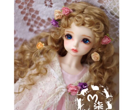 1/6 1/4 1/3 Bjd Wig DD Mdd Wig Long Doll Wig Curly Bjd Wig